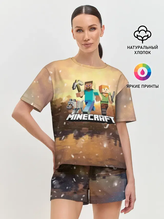 Женская пижама с шортами
