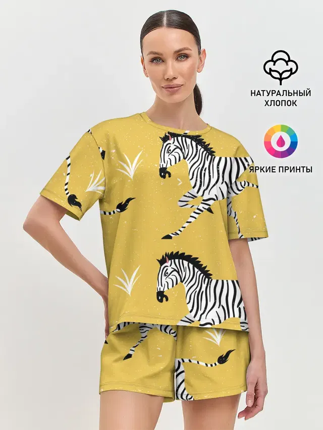 Женская пижама с шортами