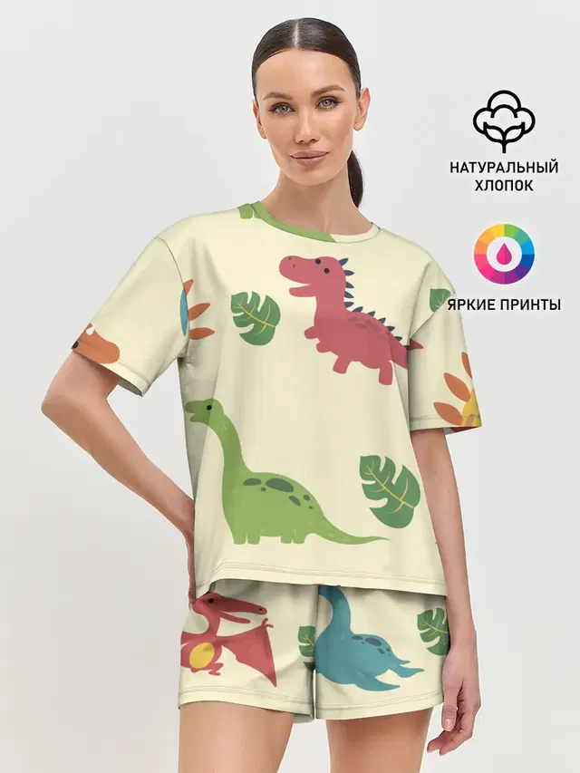 Женская пижама с шортами