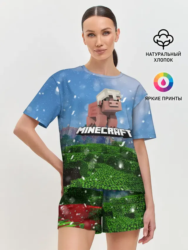 Женская пижама с шортами