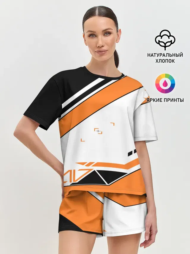 Женская пижама с шортами