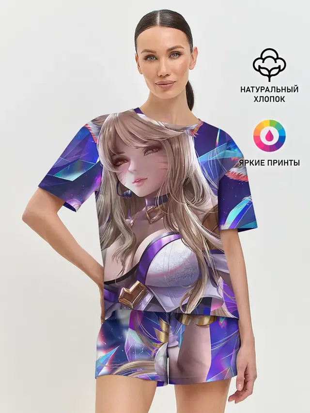 Женская пижама с шортами