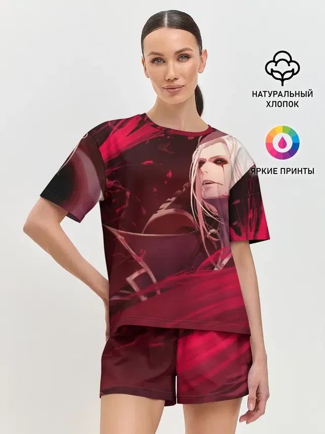 Женская пижама с шортами