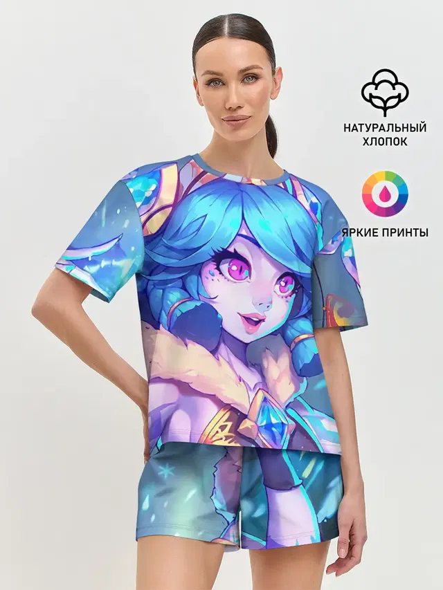 Женская пижама с шортами