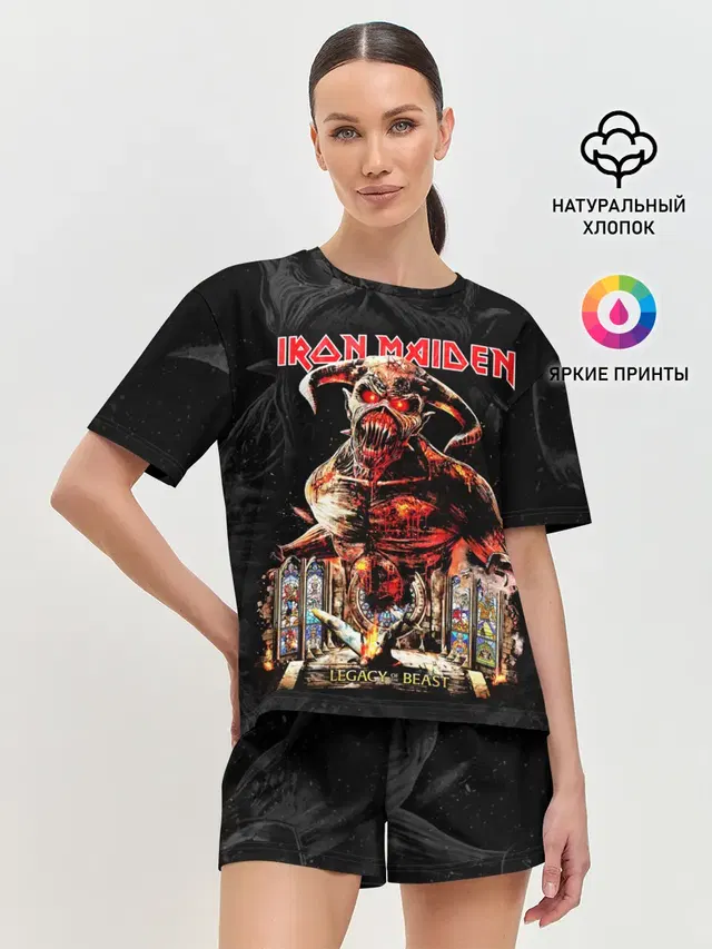 Женская пижама с шортами