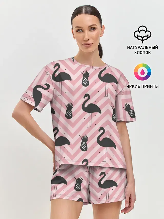 Женская пижама с шортами