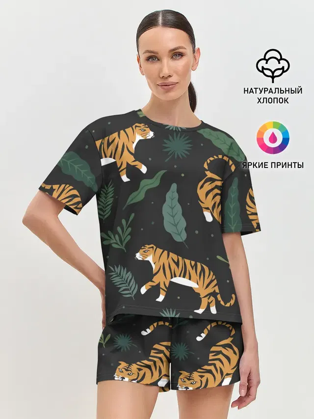 Женская пижама с шортами