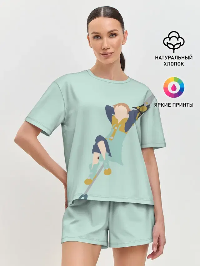 Женская пижама с шортами