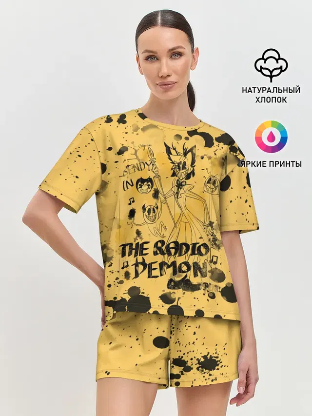 Женская пижама с шортами