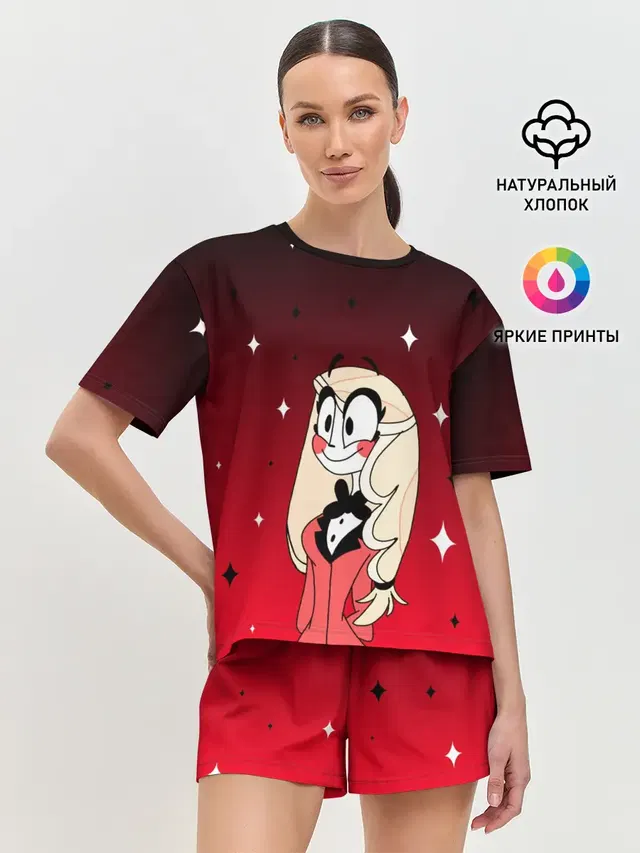 Женская пижама с шортами