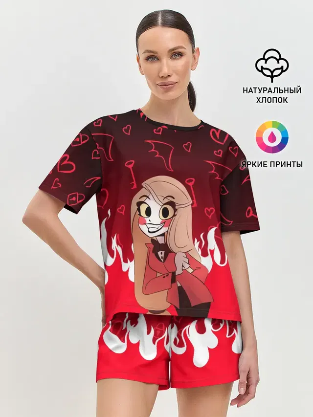 Женская пижама с шортами