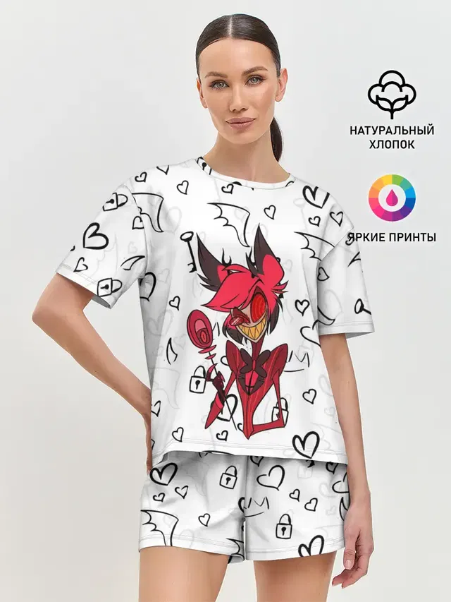 Женская пижама с шортами