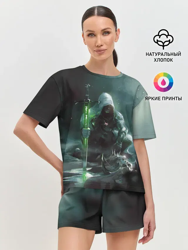 Женская пижама с шортами
