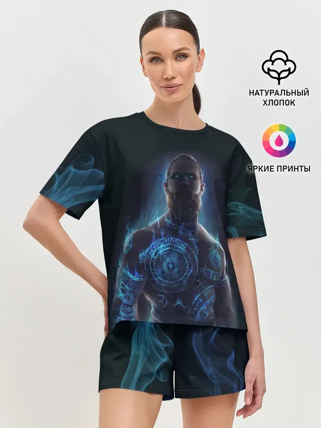 Женская пижама с шортами