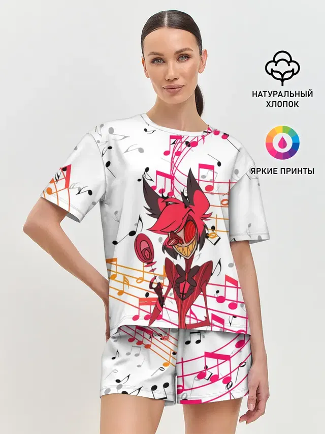 Женская пижама с шортами