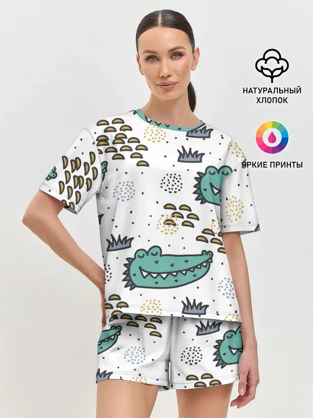 Женская пижама с шортами