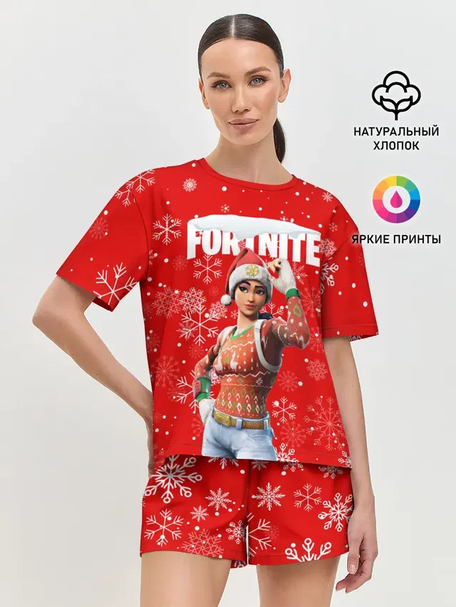 Женская пижама с шортами