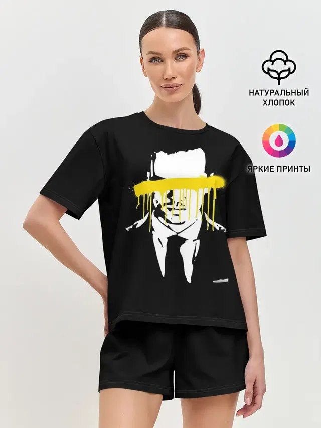 Женская пижама с шортами