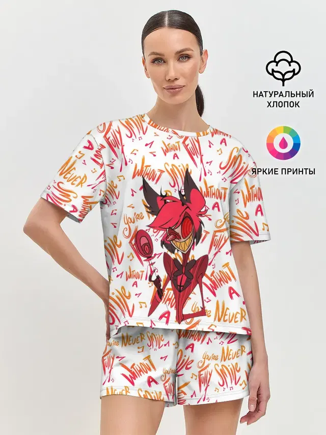 Женская пижама с шортами