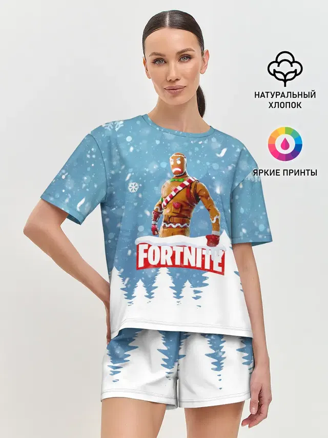 Женская пижама с шортами