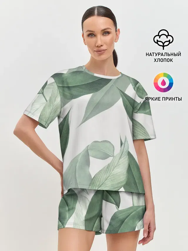 Женская пижама с шортами
