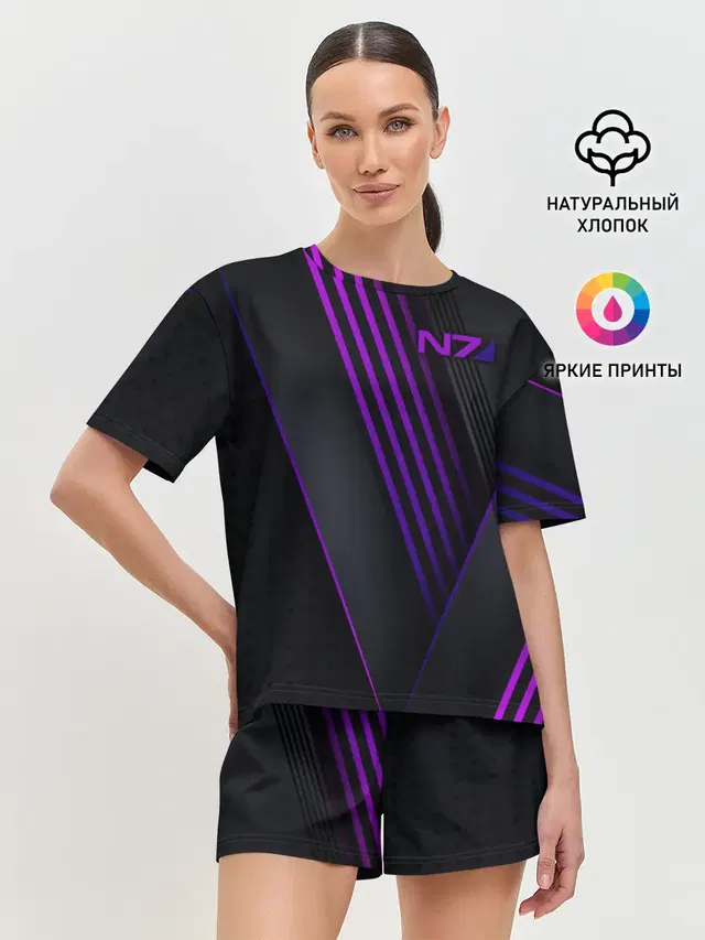 Женская пижама с шортами