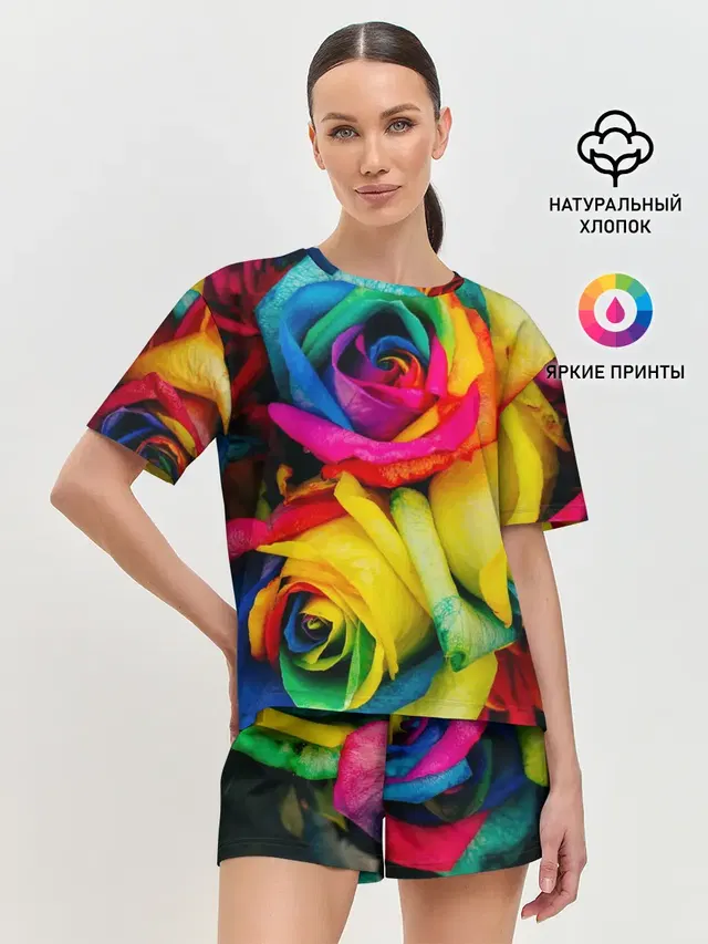 Женская пижама с шортами