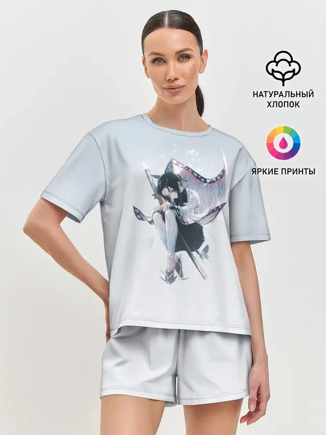 Женская пижама с шортами