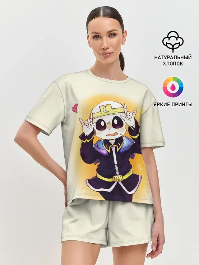 Женская пижама с шортами