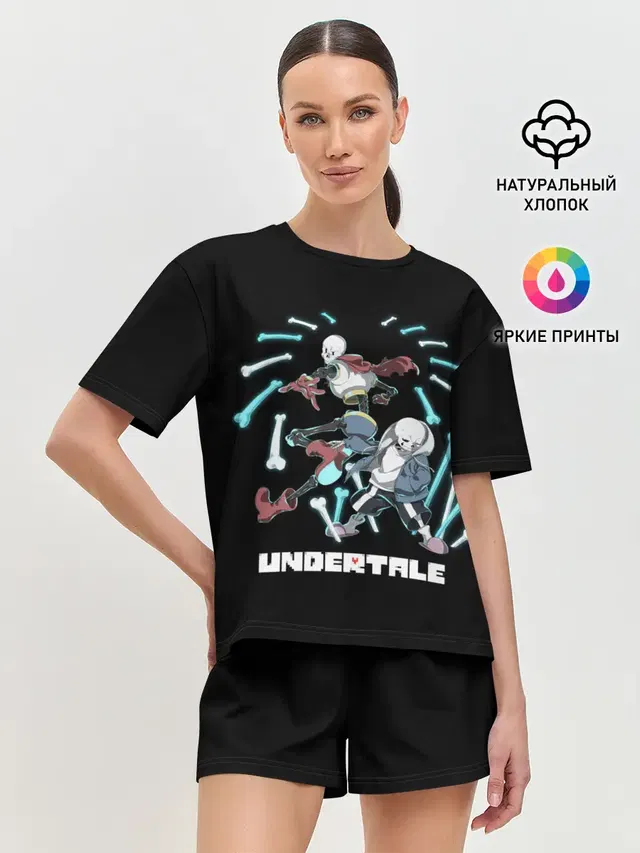 Женская пижама с шортами