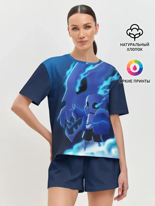 Женская пижама с шортами