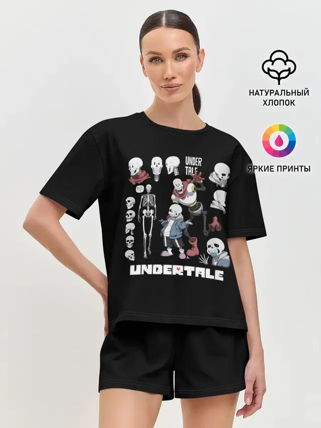 Женская пижама с шортами