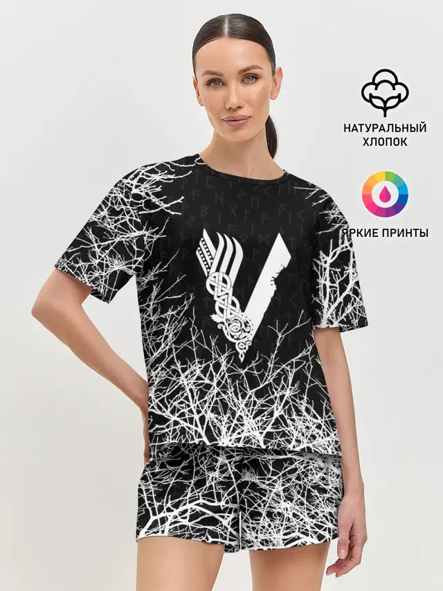 Женская пижама с шортами