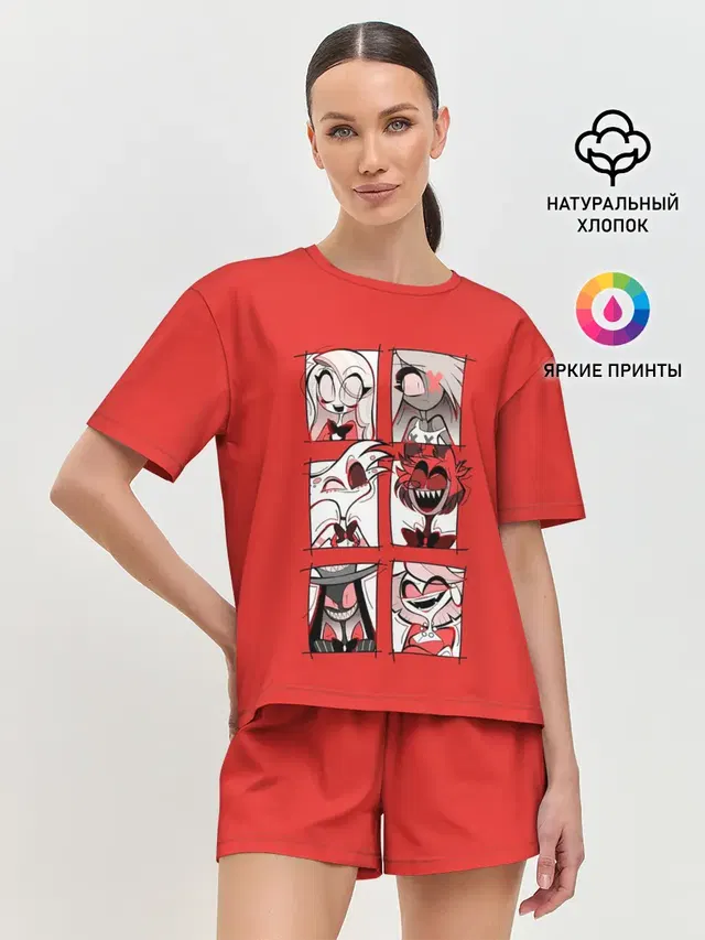 Женская пижама с шортами