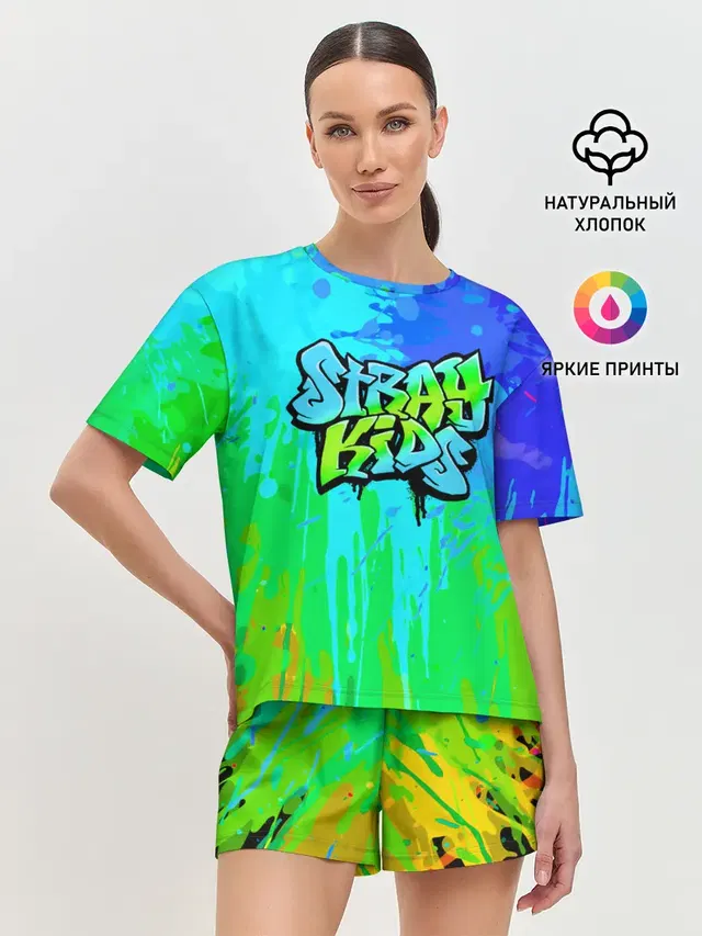 Женская пижама с шортами