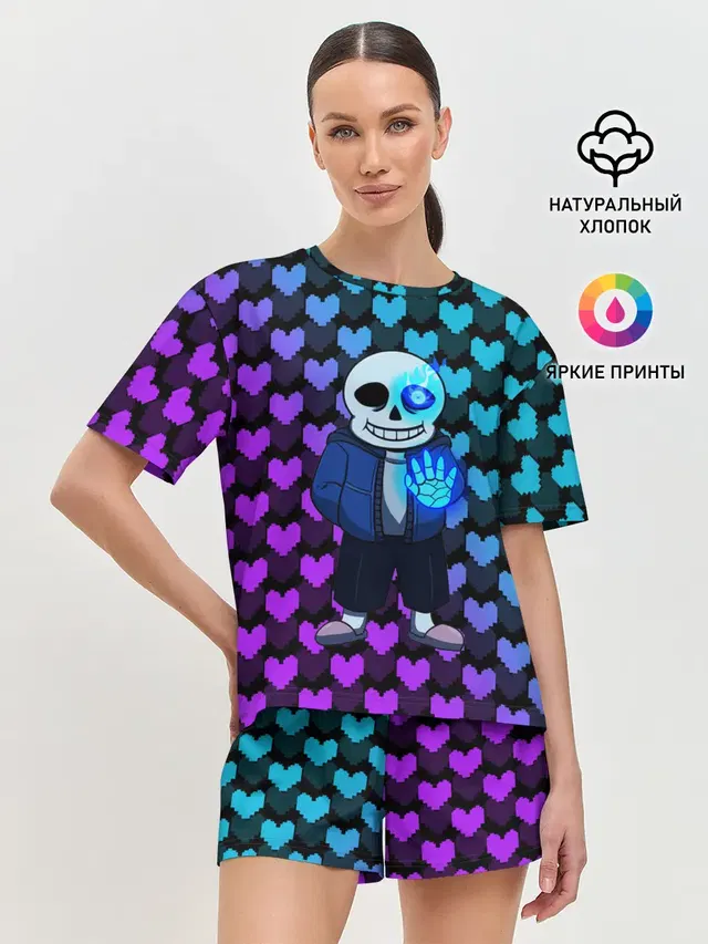 Женская пижама с шортами