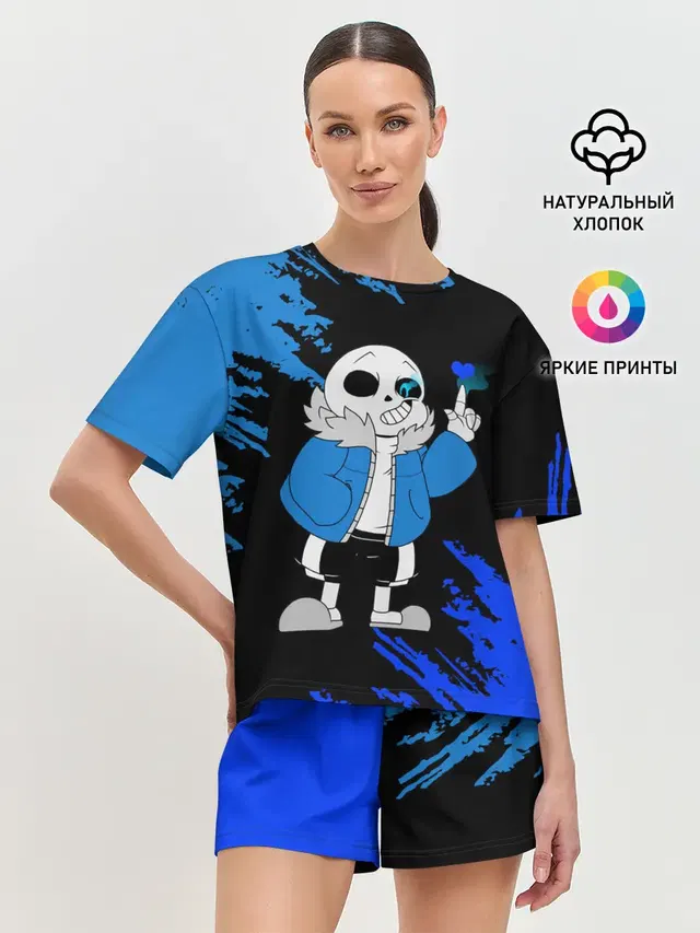 Женская пижама с шортами