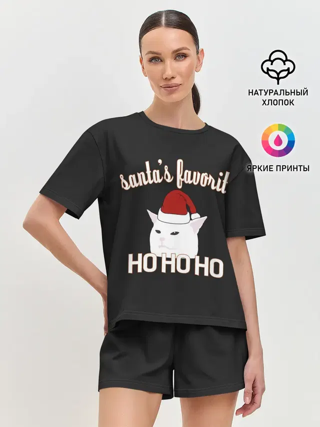 Женская пижама с шортами
