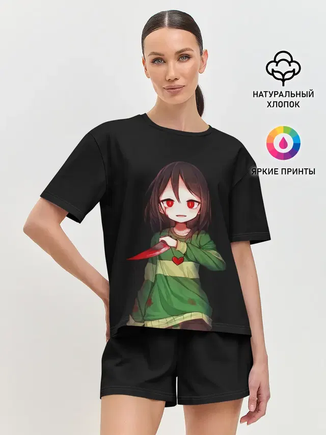 Женская пижама с шортами