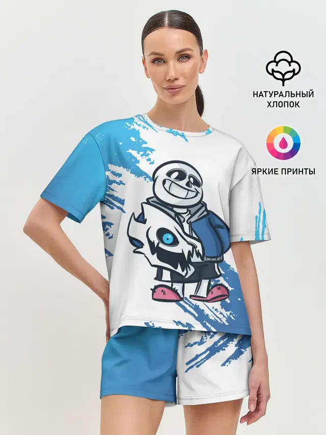 Женская пижама с шортами
