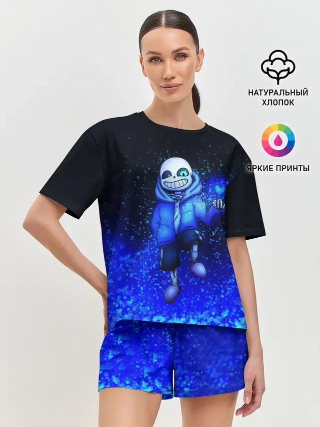 Женская пижама с шортами