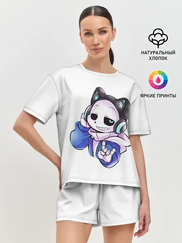 Женская пижама с шортами