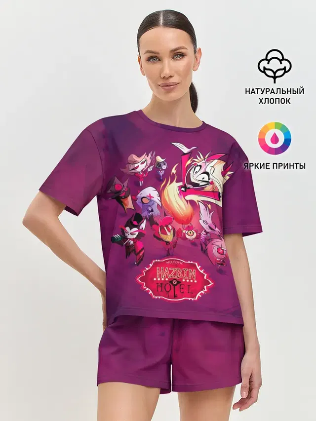 Женская пижама с шортами