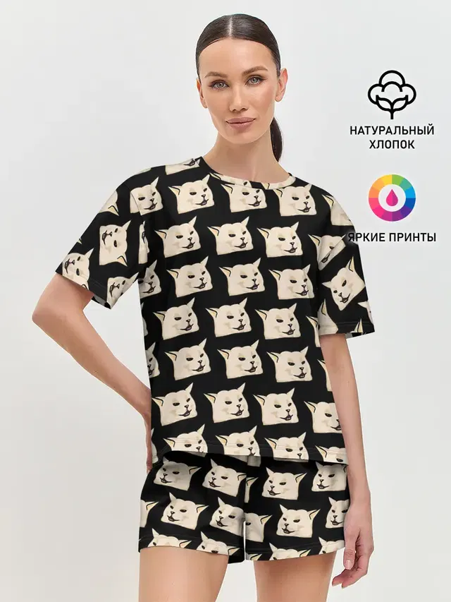 Женская пижама с шортами