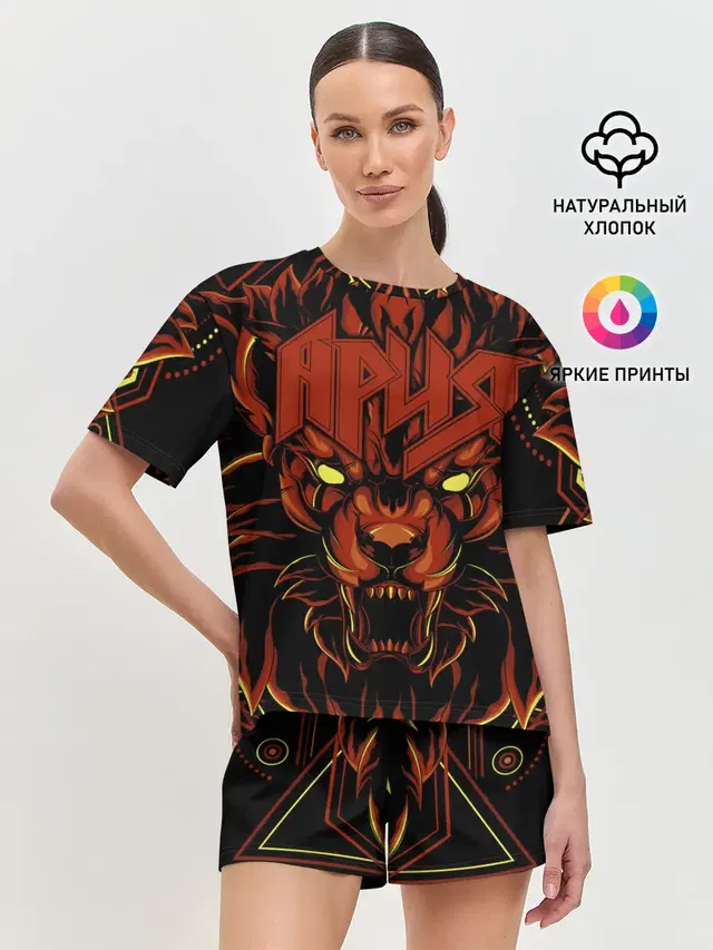 Женская пижама с шортами