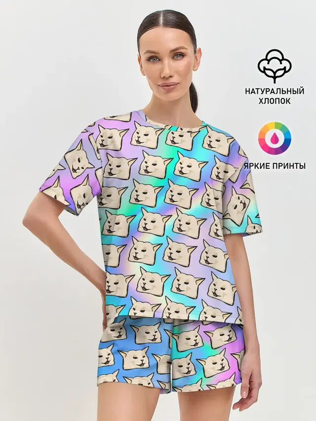 Женская пижама с шортами