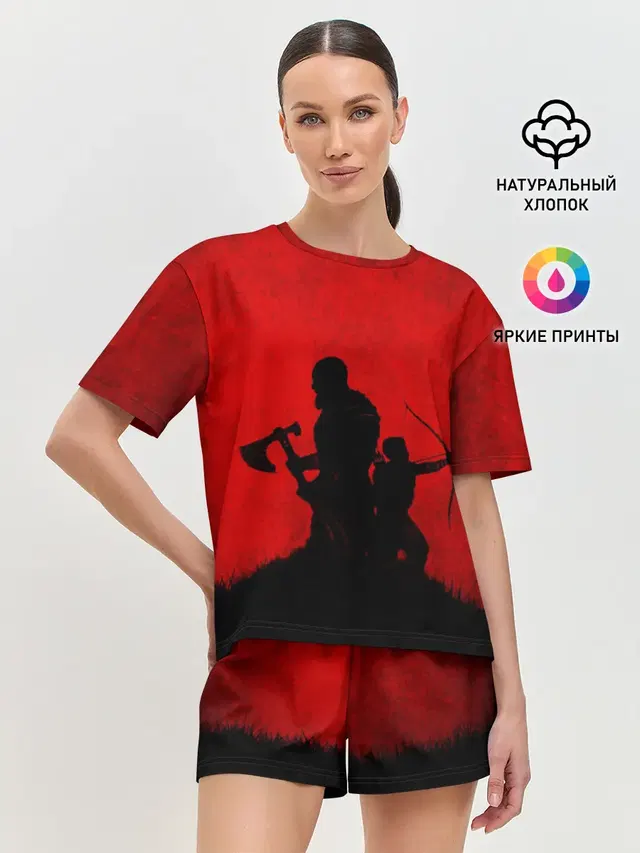 Женская пижама с шортами