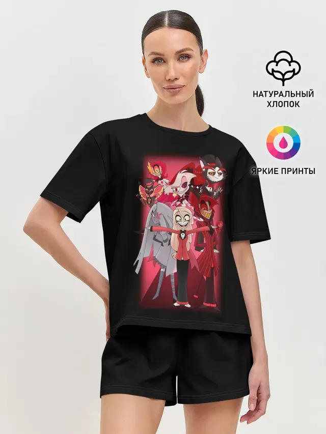 Женская пижама с шортами