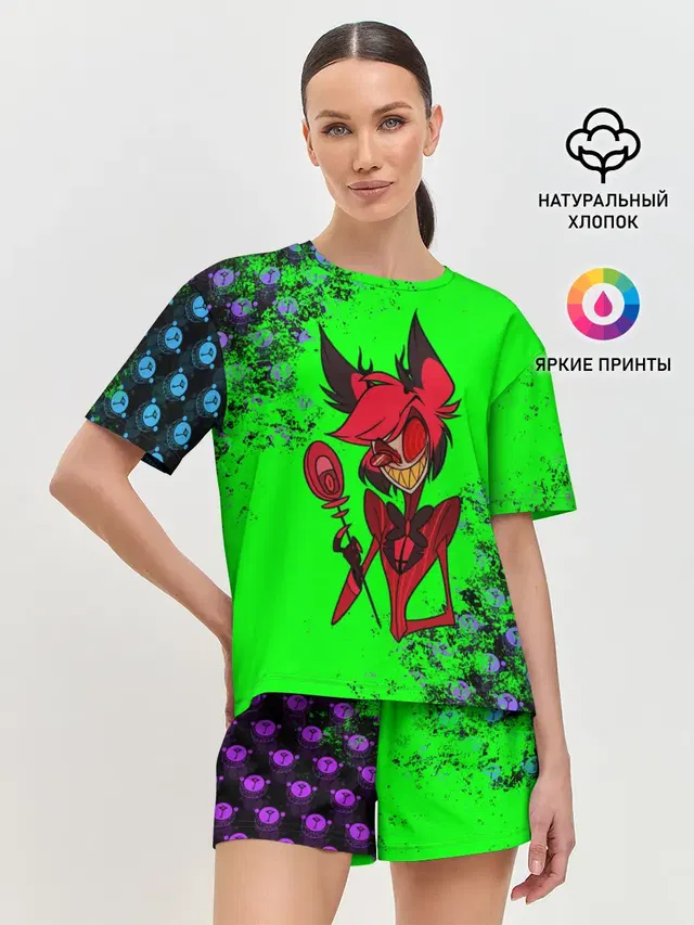 Женская пижама с шортами