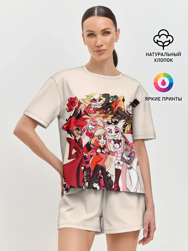 Женская пижама с шортами
